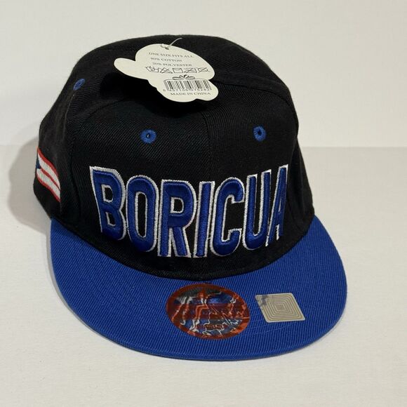 BORICUA Embroidered Hip hop Snapback Adjustable Baseball Cap Hat - Picture 16 of 16